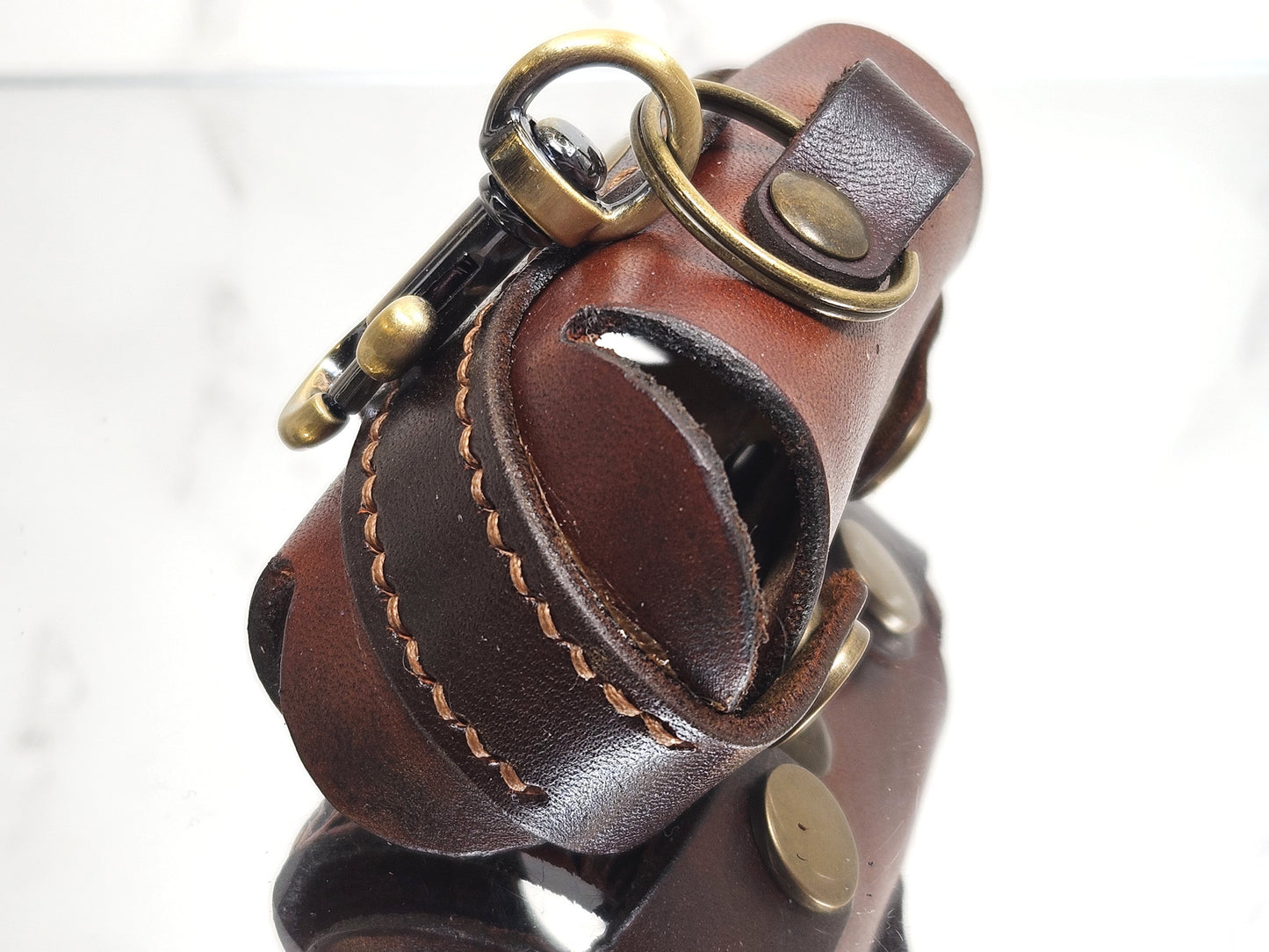 Tooled Poop/Waste Bag Dispenser - Floral 3026