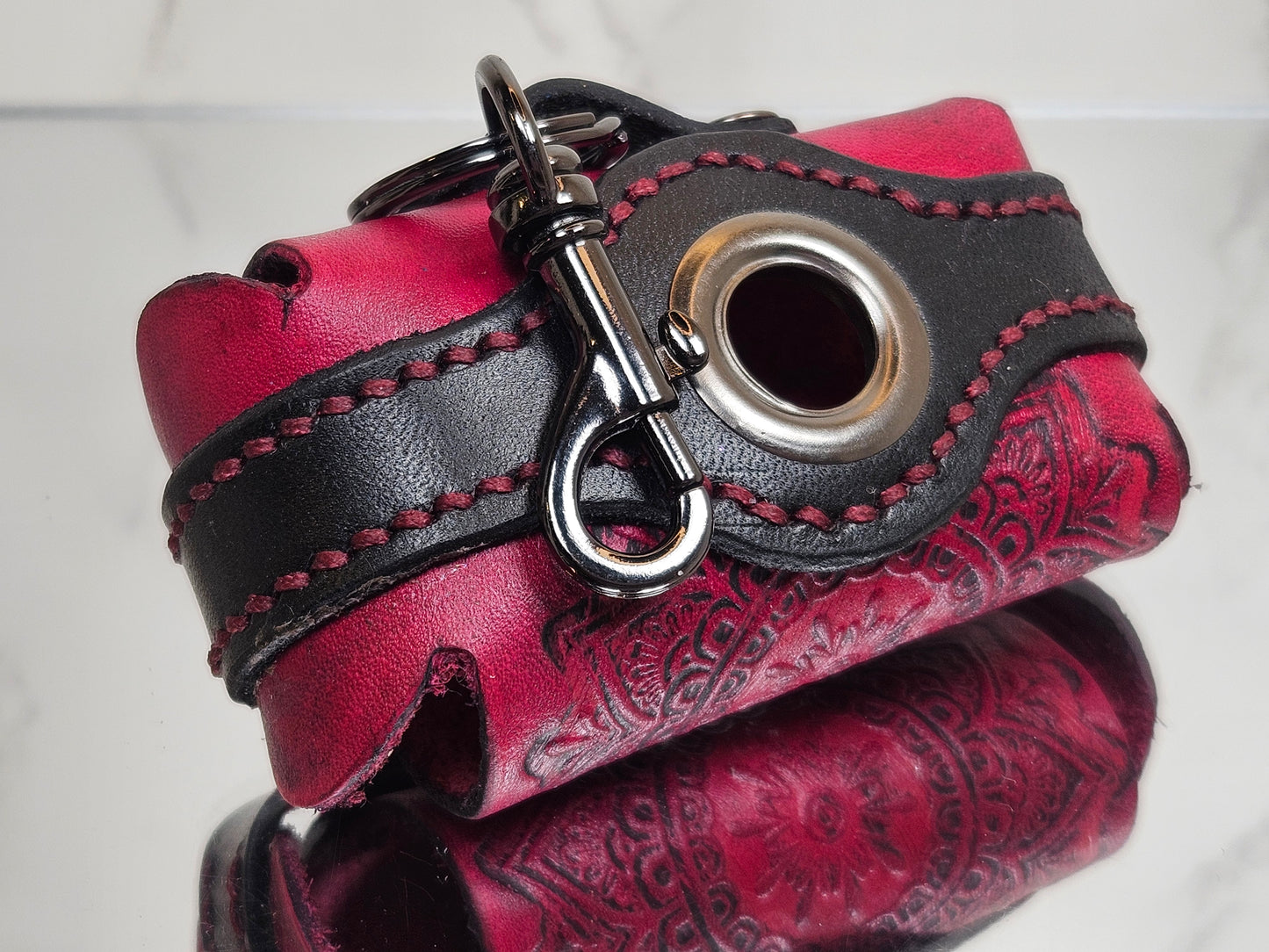 Embossed Poop/Waste Bag Dispenser - Mandala 3027