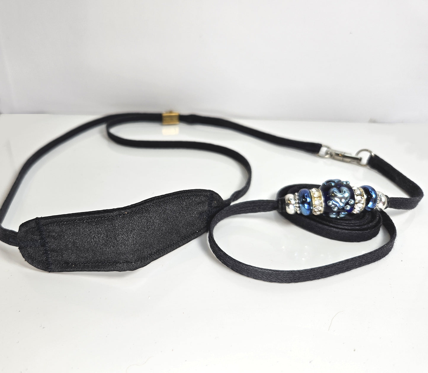 56" Cordo-Hyde Lead with Resco Collar & Kindness Pad - Black