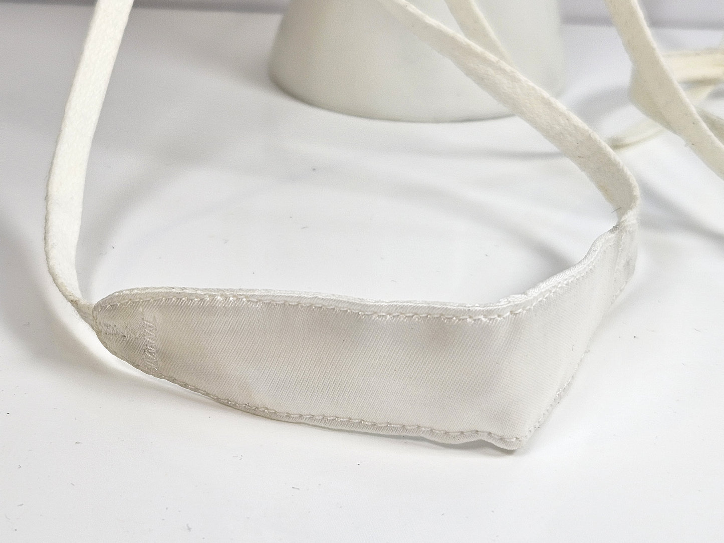 58" Cordo-Hyde Lead with Resco style Collar & Kindness Pad - White
