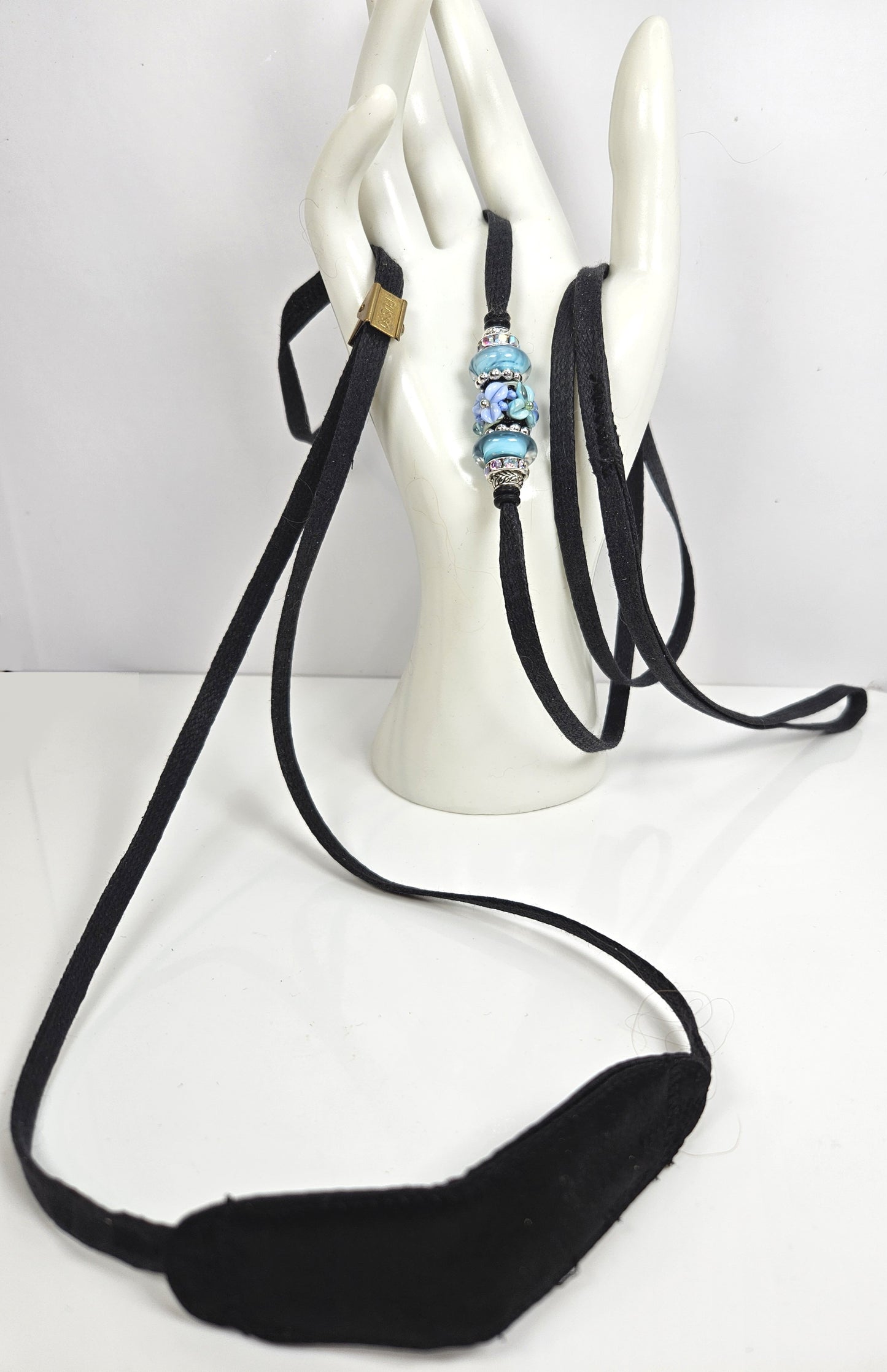 48" Cordo-Hyde Lead with Resco style Collar & Kindness Pad - Black