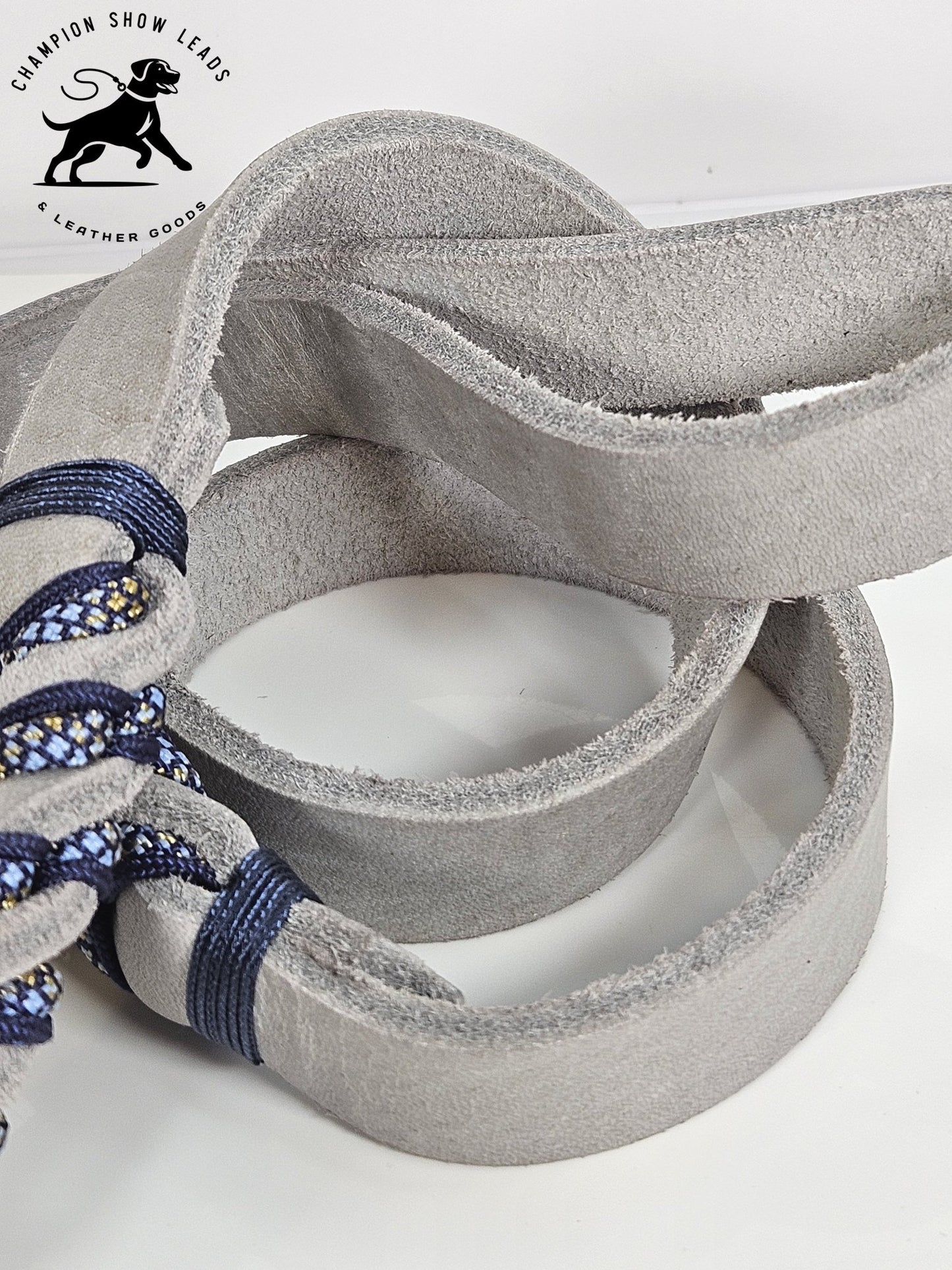 34.5" Walking Lead - Slate Gray - Champion Show Leads