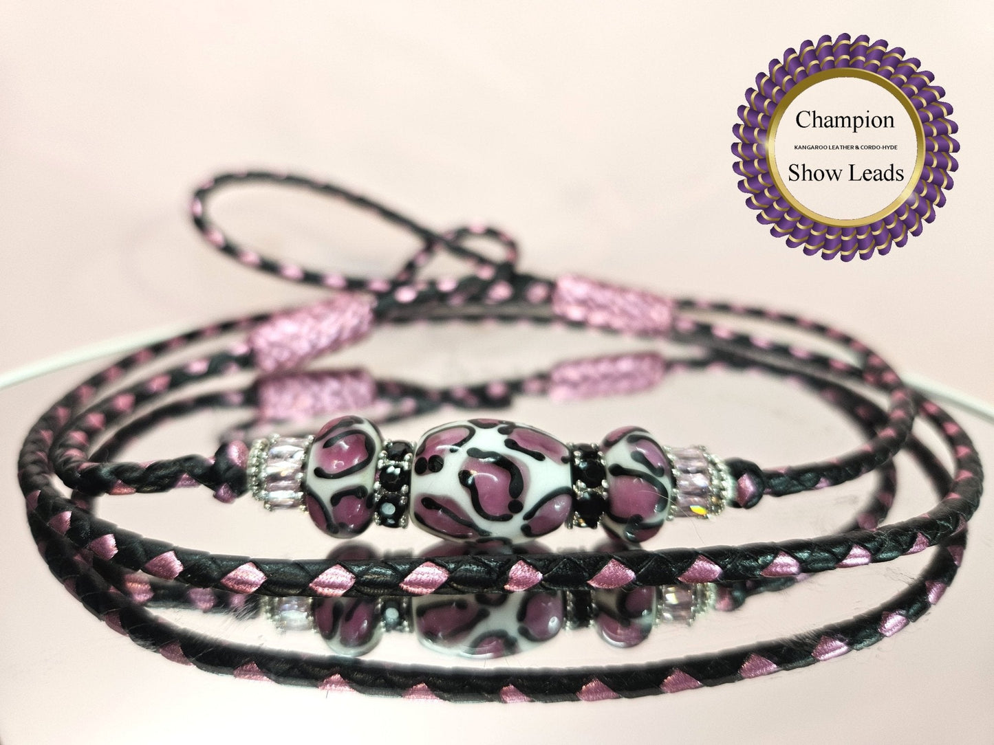 Plum Leopard - Champion Show Leads