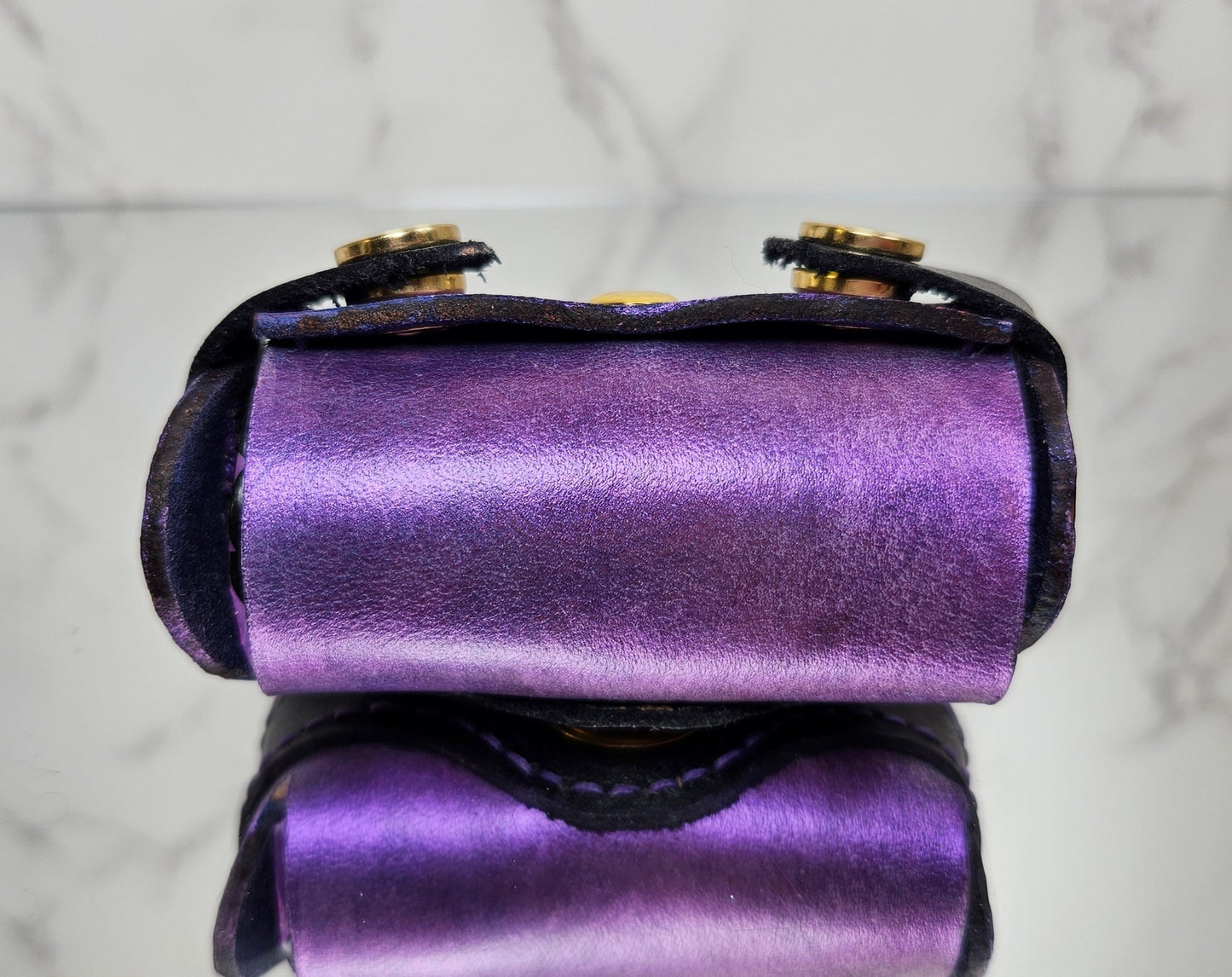 Poop/Waste Bag Dispenser - Purple Metallic 3019 - Champion Show Leads