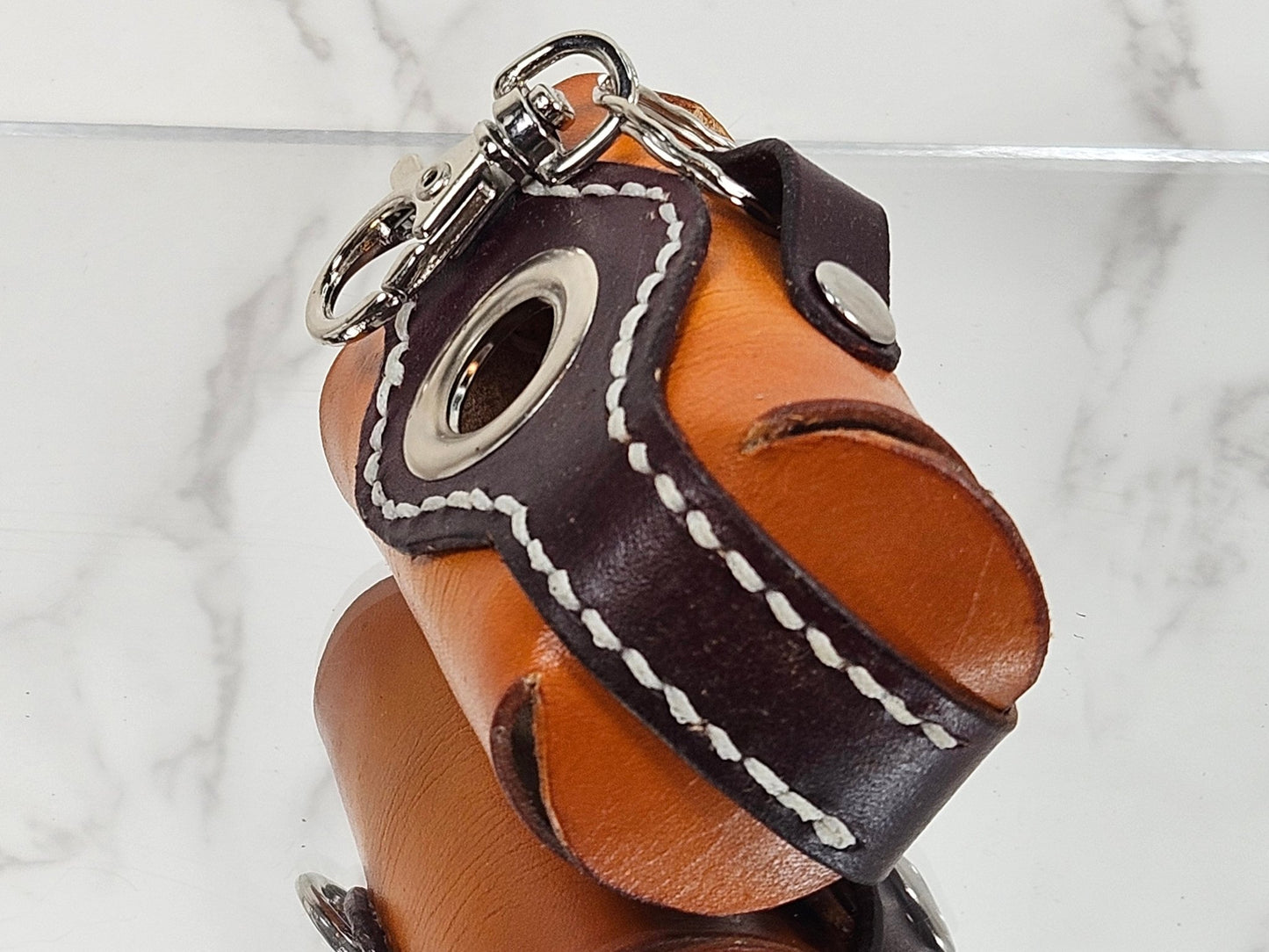 Poop/Waste Bag Dispenser - Saddle Tan 3007 - Champion Show Leads