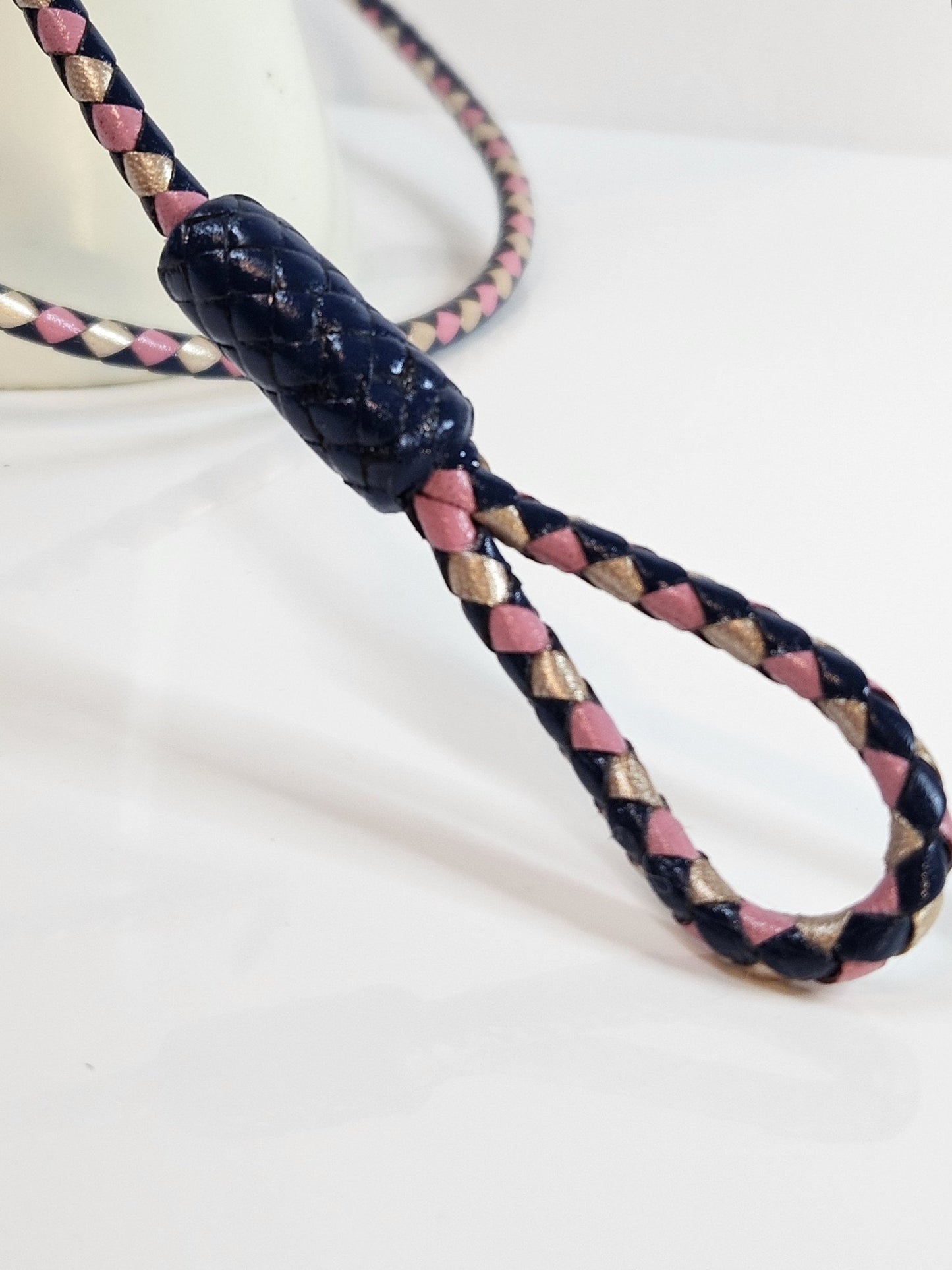 41” Kangaroo Leather Loop End Show Lead - Champion Show Leads