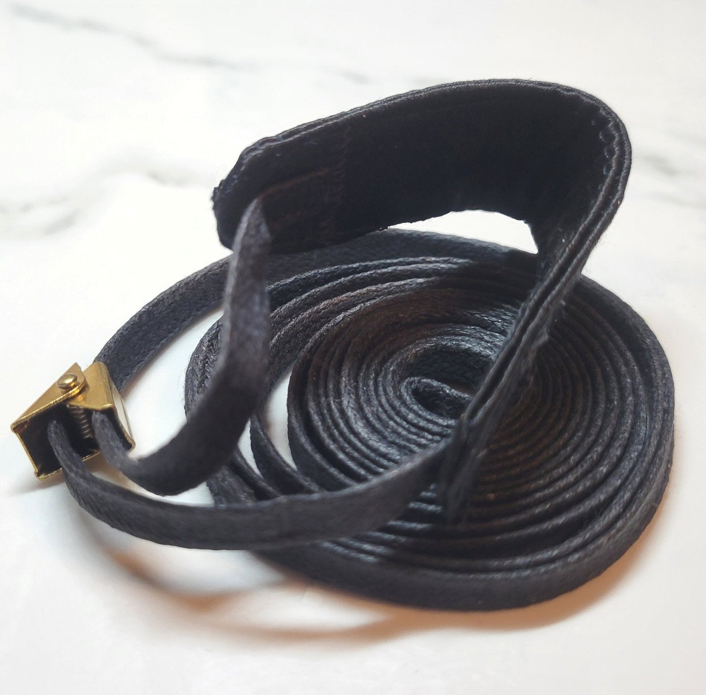 Cordo-Hyde Show Lead with Resco Collar & Kindness Pad - Black - ChampionShowLeads