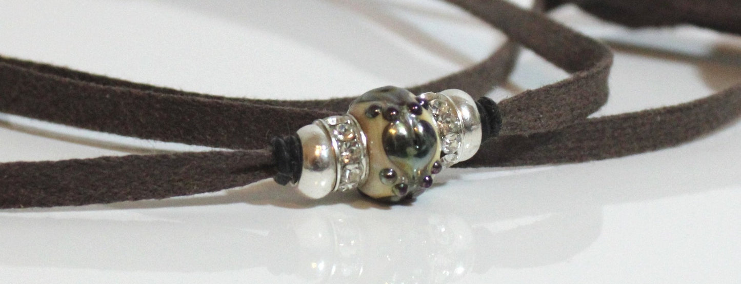 Cordo-Hyde Show Lead with Resco Collar & Kindness Pad - Brown - ChampionShowLeads