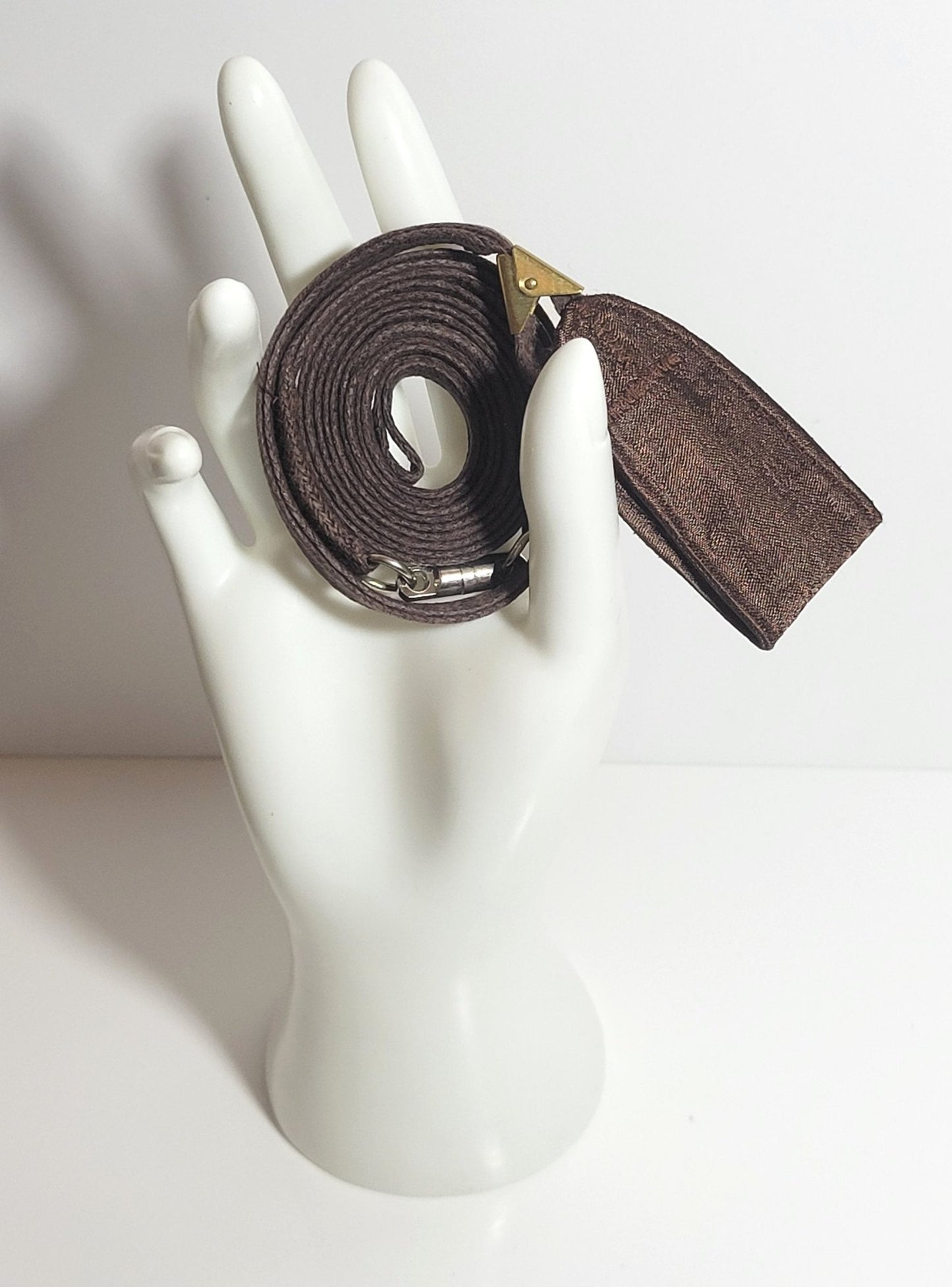 Cordo-Hyde Show Lead with Resco Collar & Kindness Pad - Brown - ChampionShowLeads