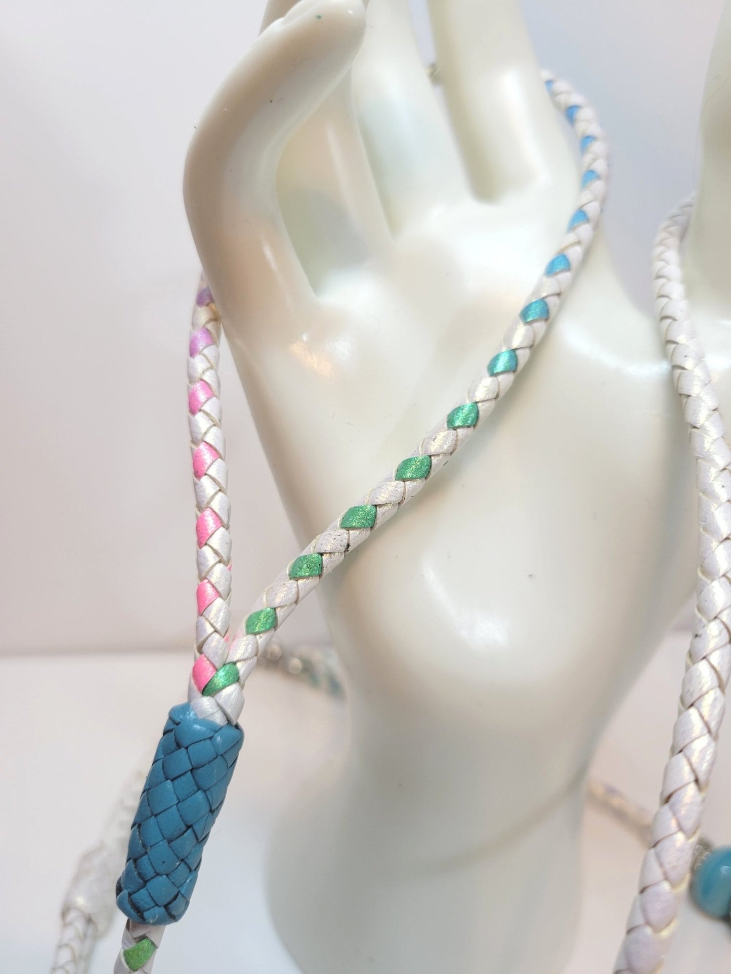 Custom Iridescent Pastel Rainbow - Champion Show Leads