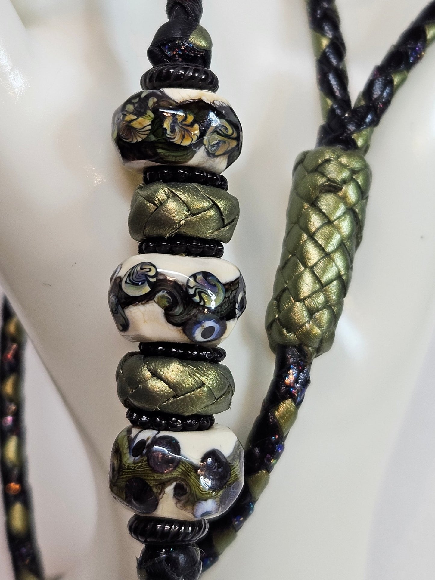 Custom Olive Metallic - Champion Show Leads