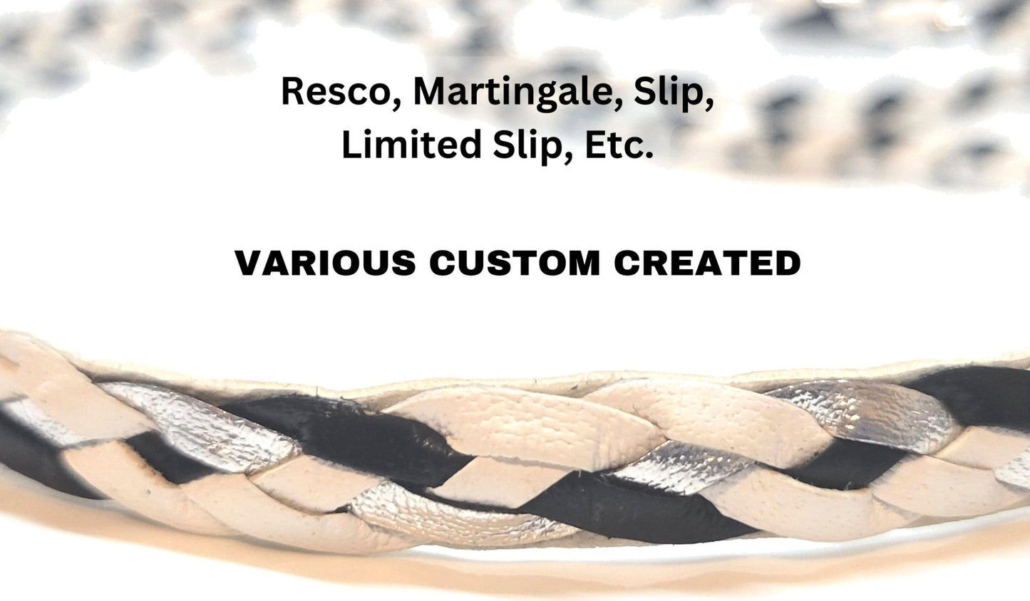 Custom Order Leather Collar - Champion Show Leads