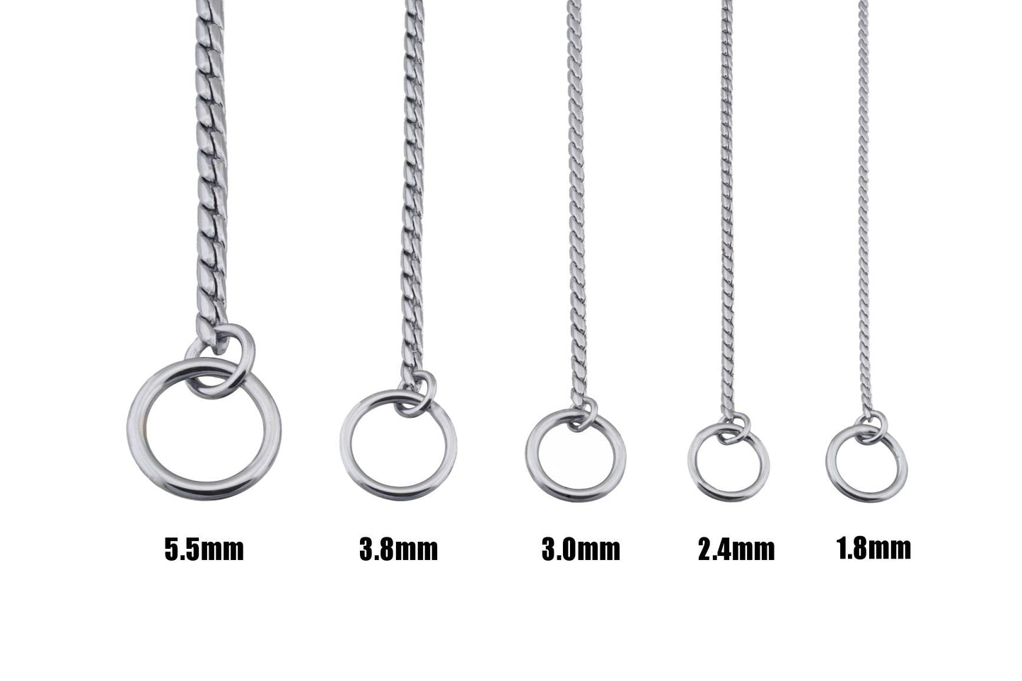 Slip Collar - Snake Chain - Champion Show Leads