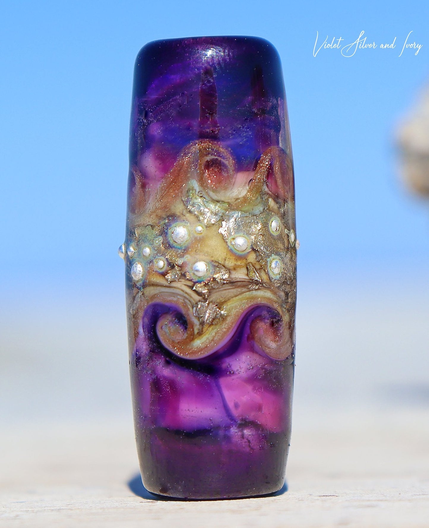 Violet Silver and Ivory Focal - ChampionShowLeads