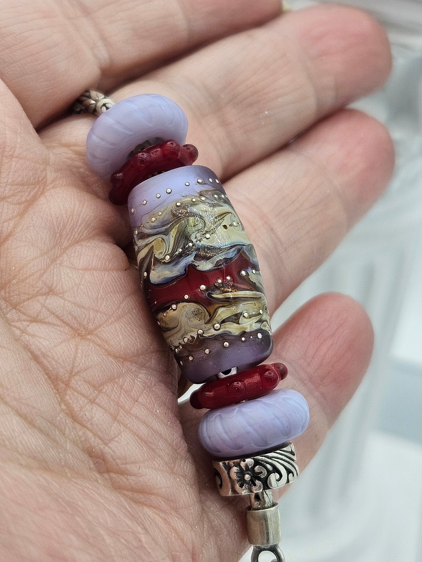Lavender & Red