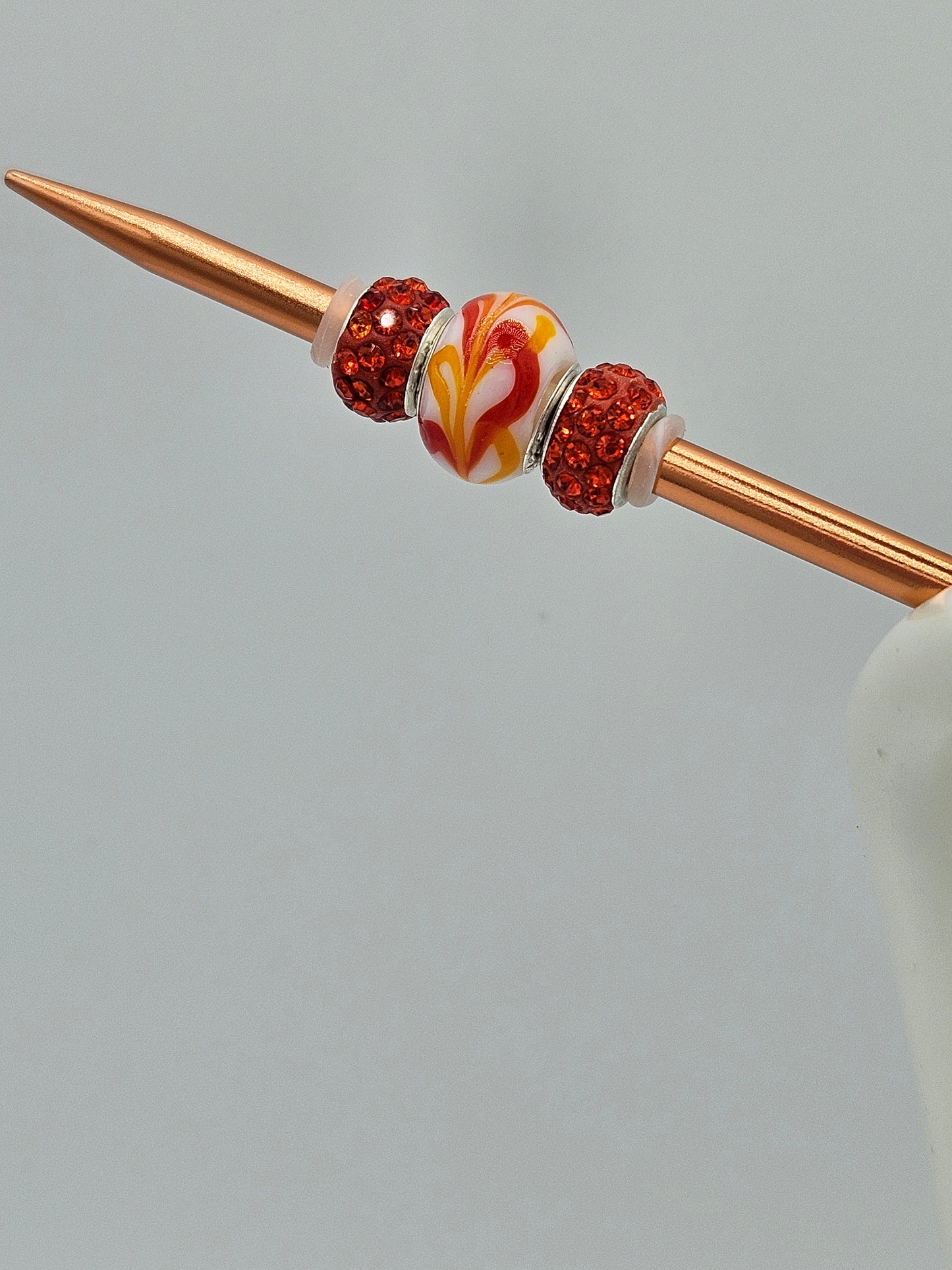 Parting Needle - Orange & Orange