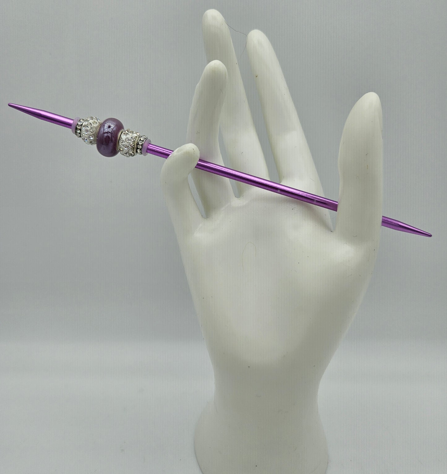 Parting Needle - Mauve Pearl