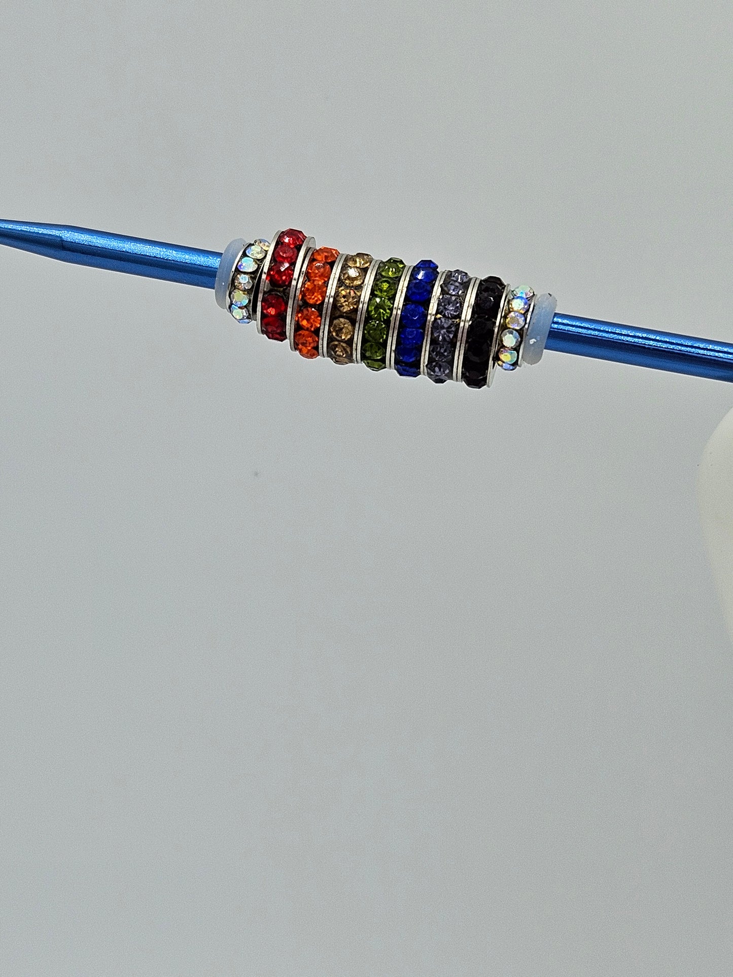 Parting Needle - Lt Blue Rainbow