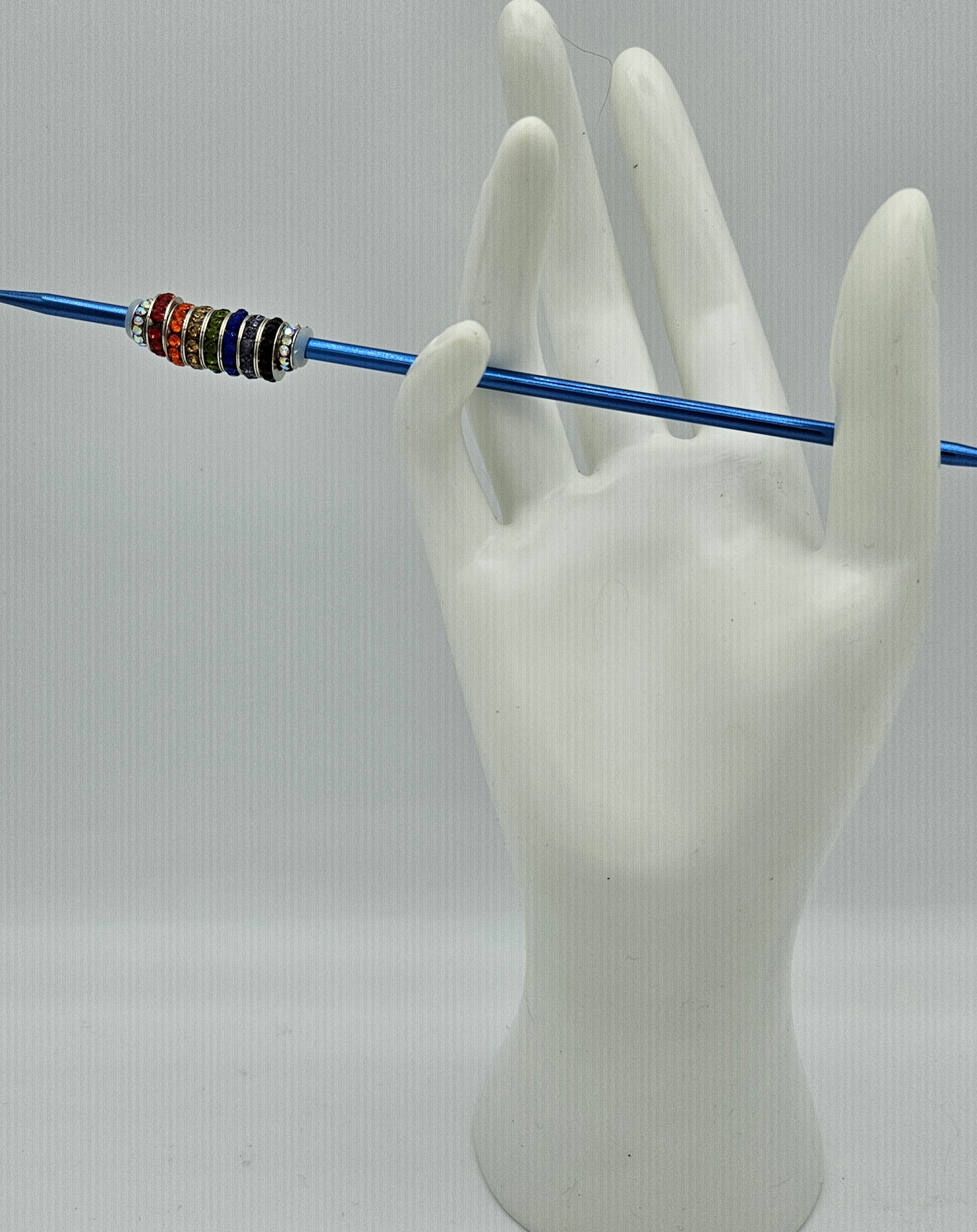 Parting Needle - Lt Blue Rainbow