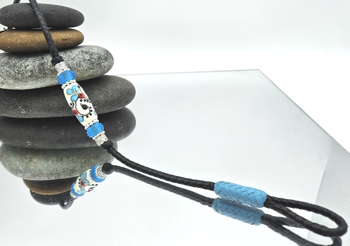 Customizable (up to 42") 6 Strand Leather Show Lead