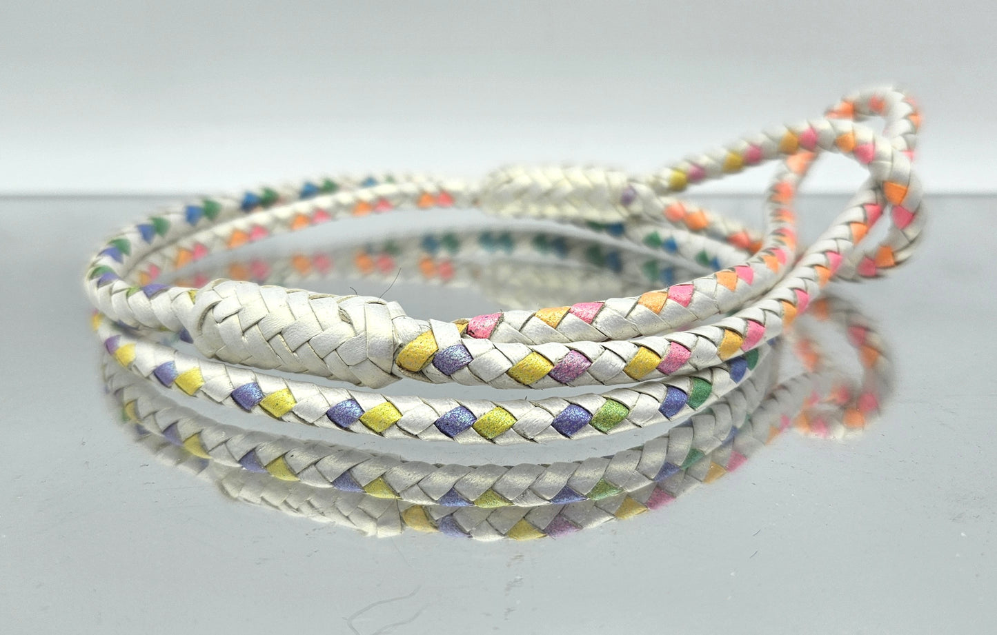 26" Kangaroo Leather Show Lead 6 strand