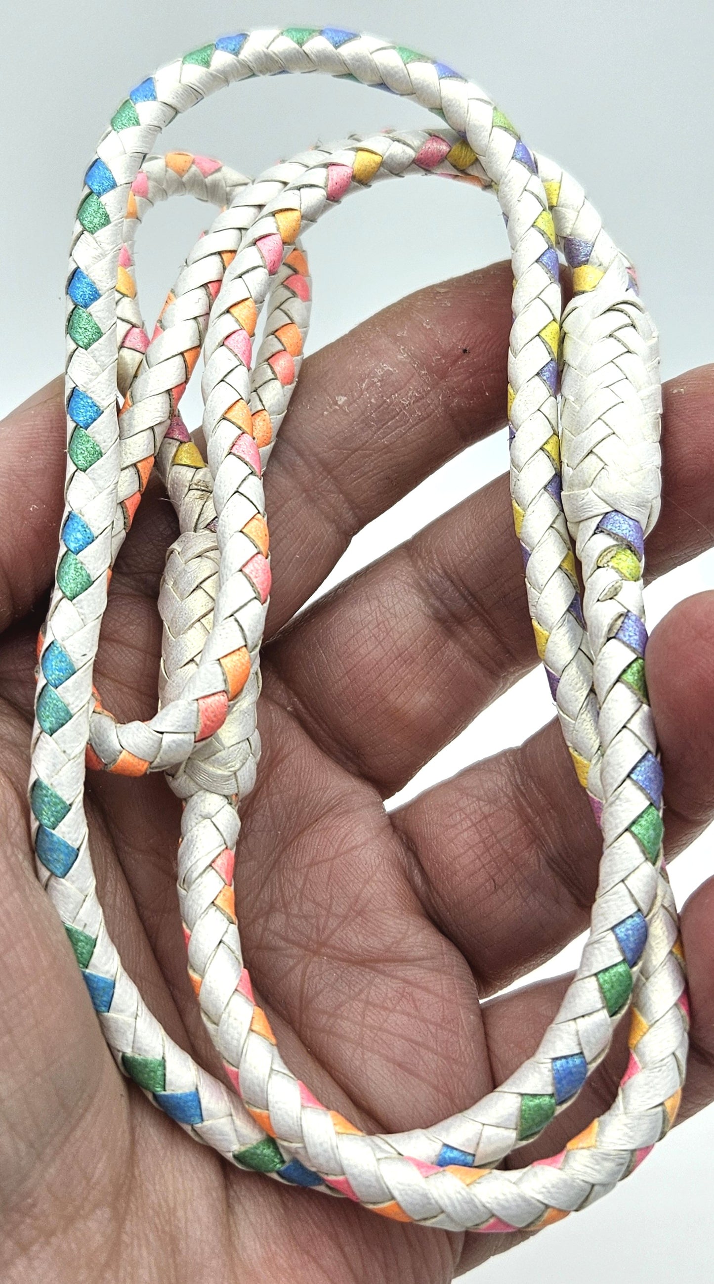 26" Kangaroo Leather Show Lead 6 strand