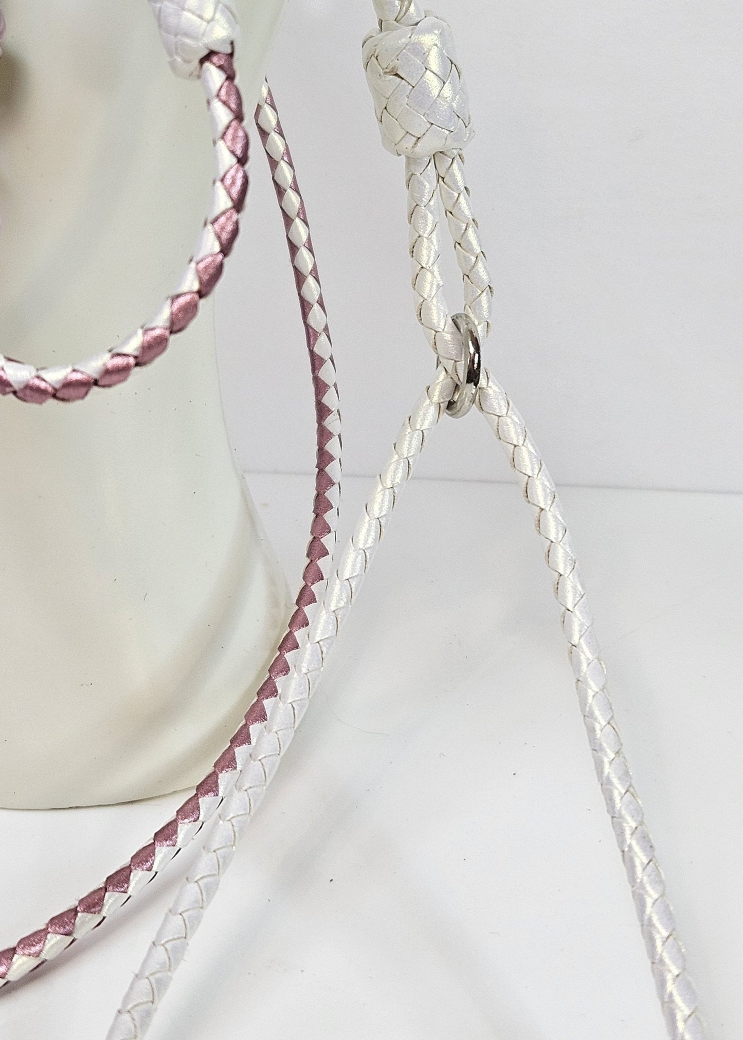 Custom White Pearl Shimmer - Champion Show Leads