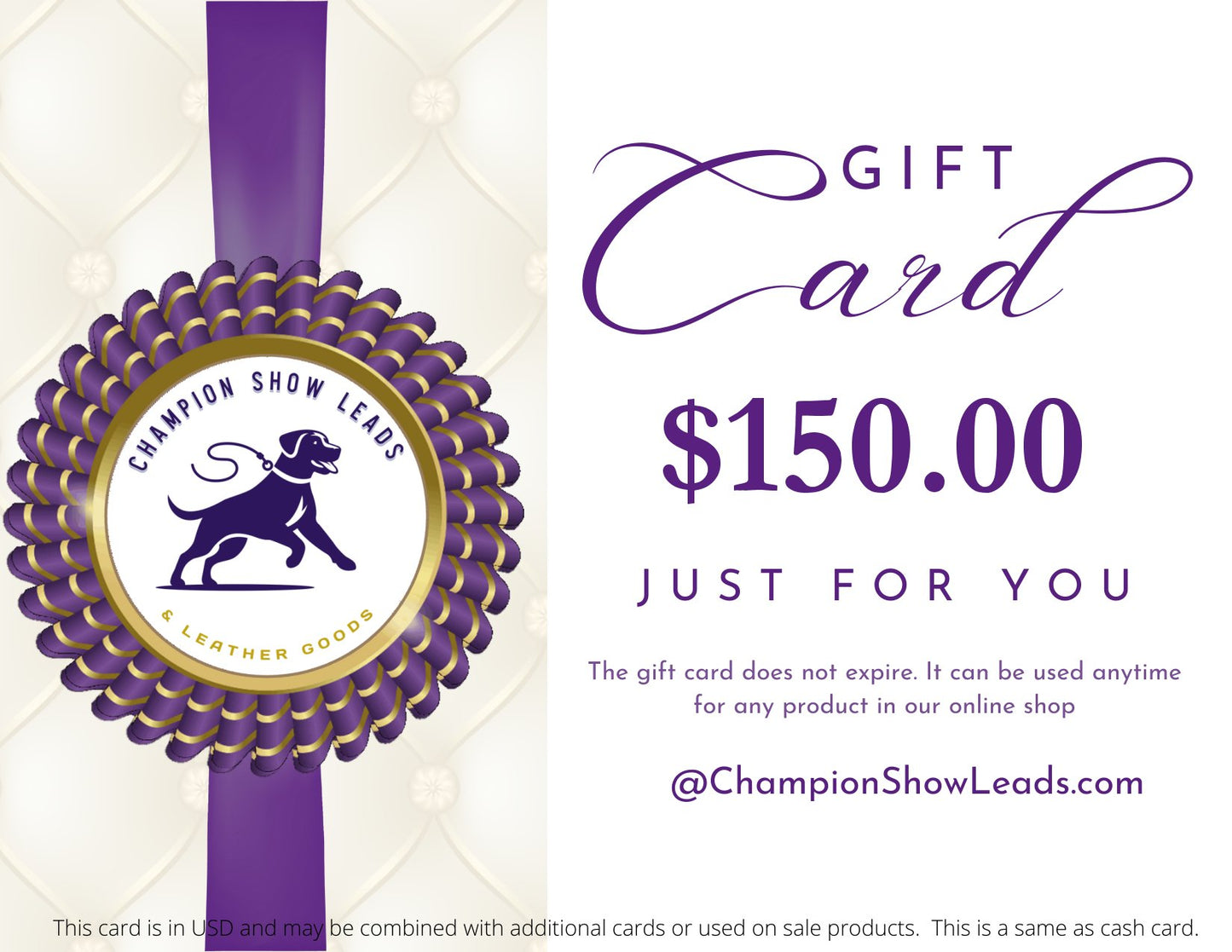 Gift Card - Champion Show Leads