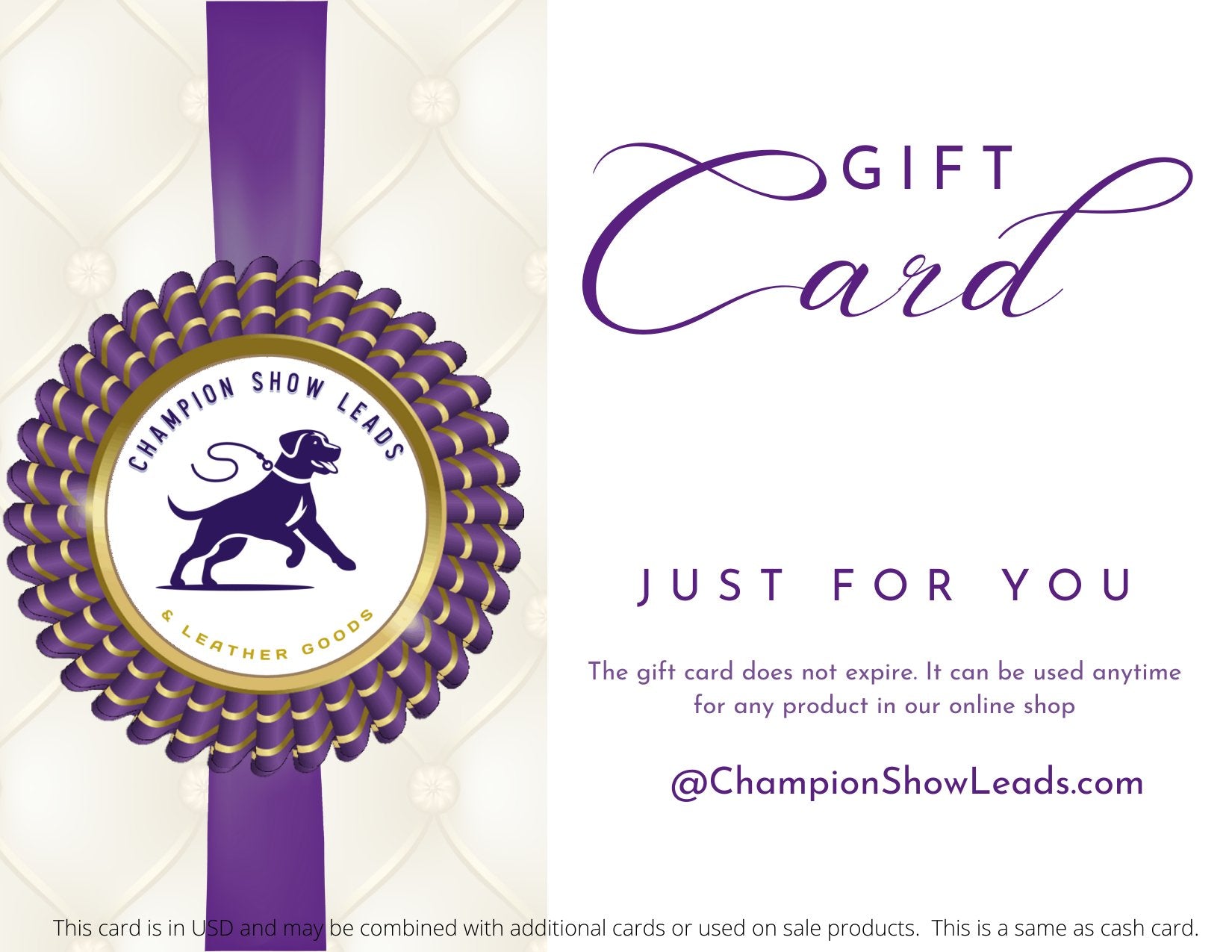 Gift Card - Champion Show Leads