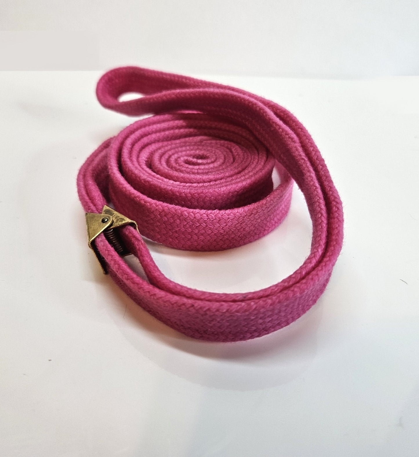 3/8" Cordo-Hyde Show Lead with Resco Collar - Pink - Champion Show Leads