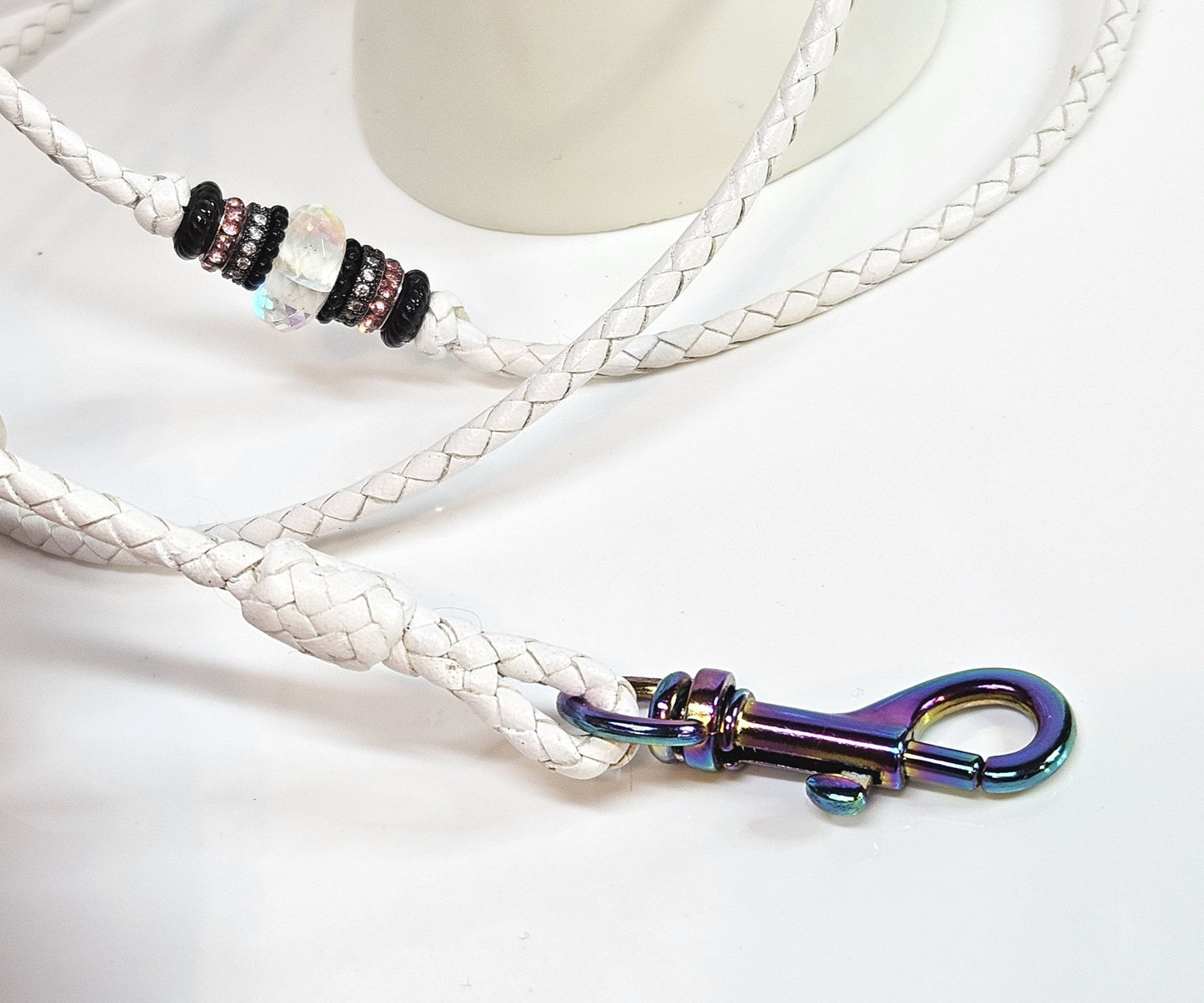 50" Snap Hook End Show Lead with matching Martingale Collar - Champion Show Leads