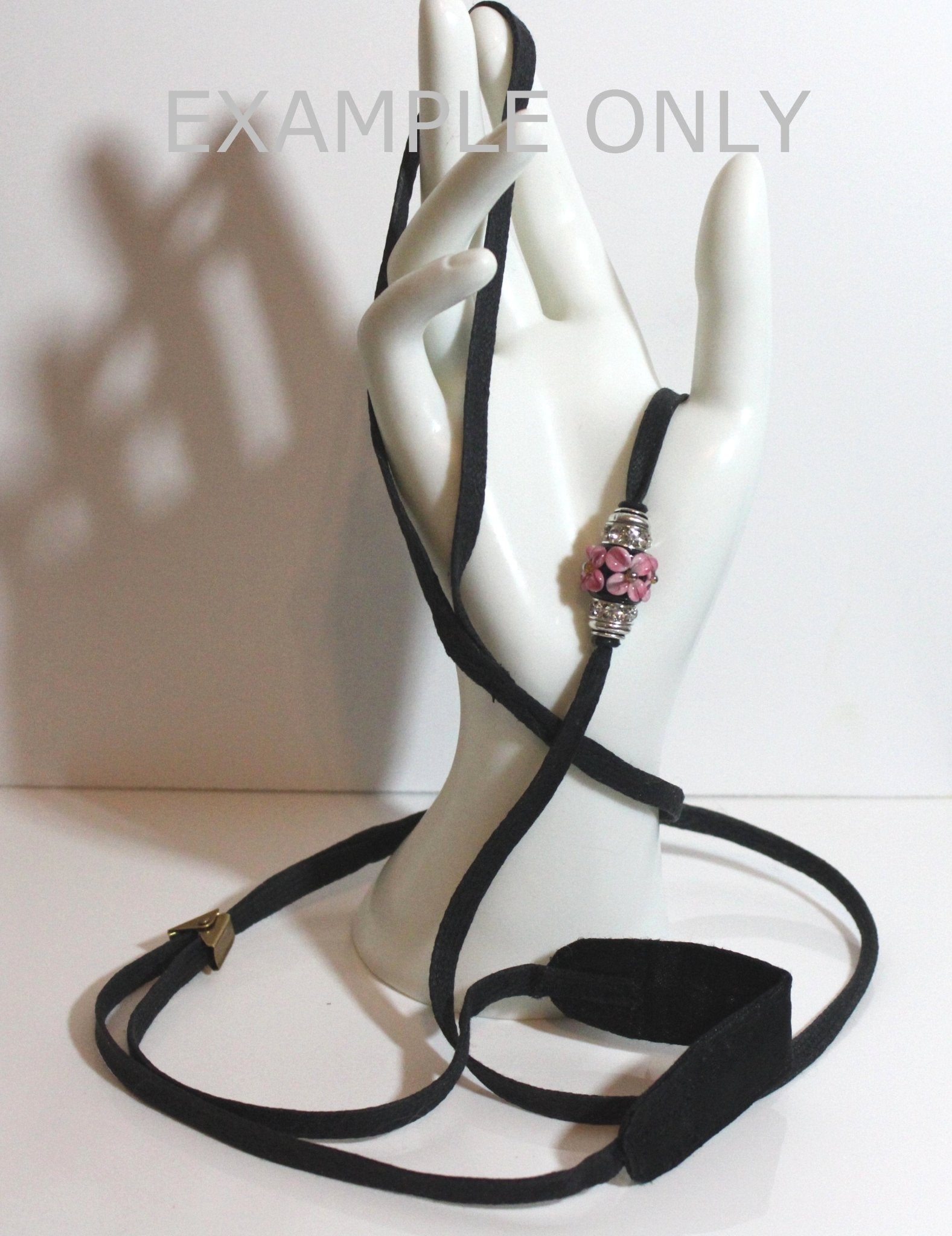 Cordo-Hyde Show Lead with Resco Collar & Kindness Pad - Black - ChampionShowLeads