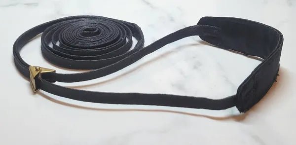 Cordo-Hyde Show Lead with Resco Collar & Kindness Pad - Black - ChampionShowLeads