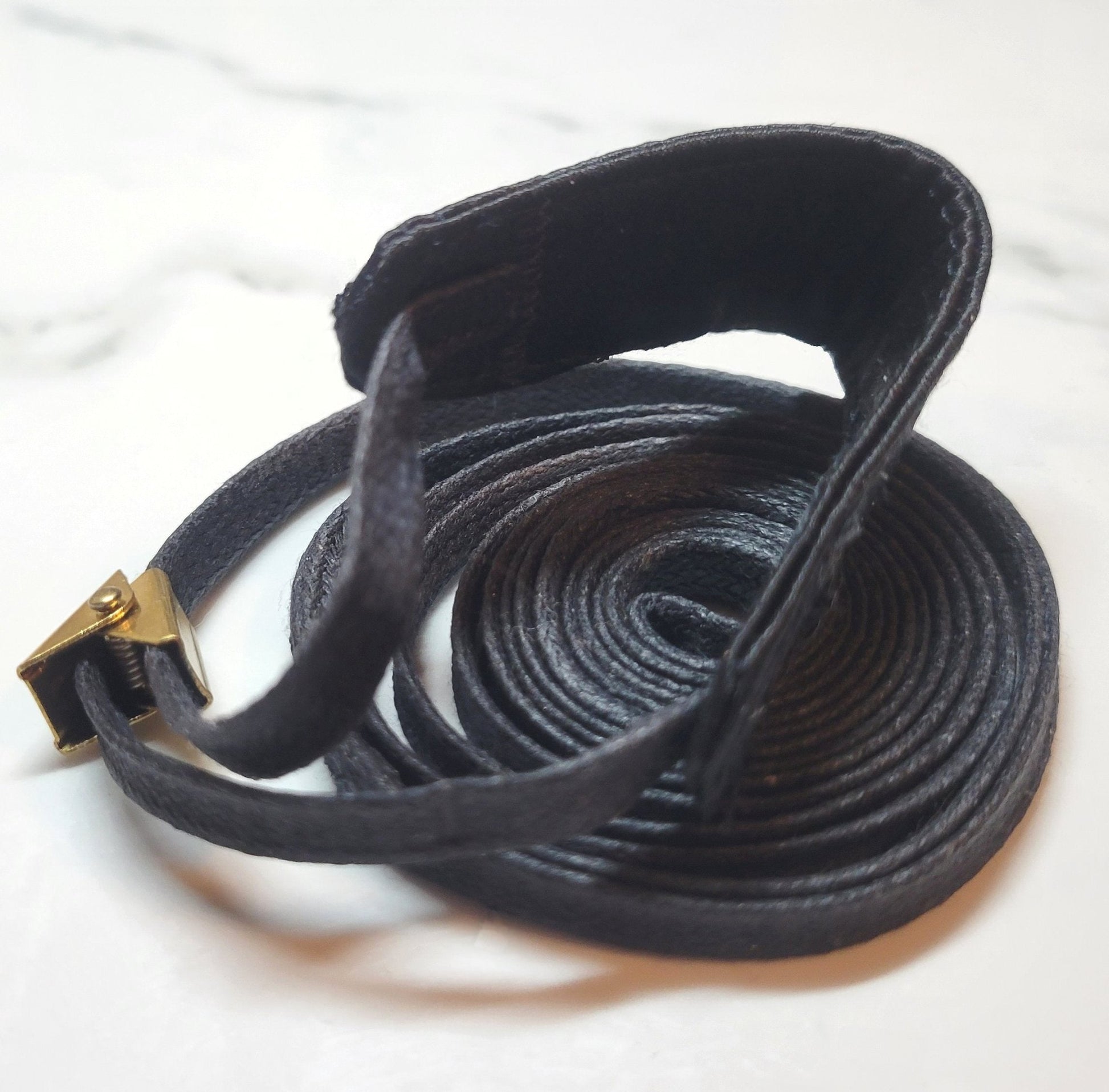 Cordo-Hyde Show Lead with Resco Collar & Kindness Pad - Black - ChampionShowLeads