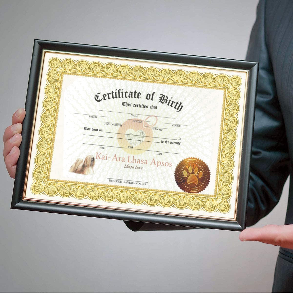Custom Birth Certificates (Breeders Only) - ChampionShowLeads