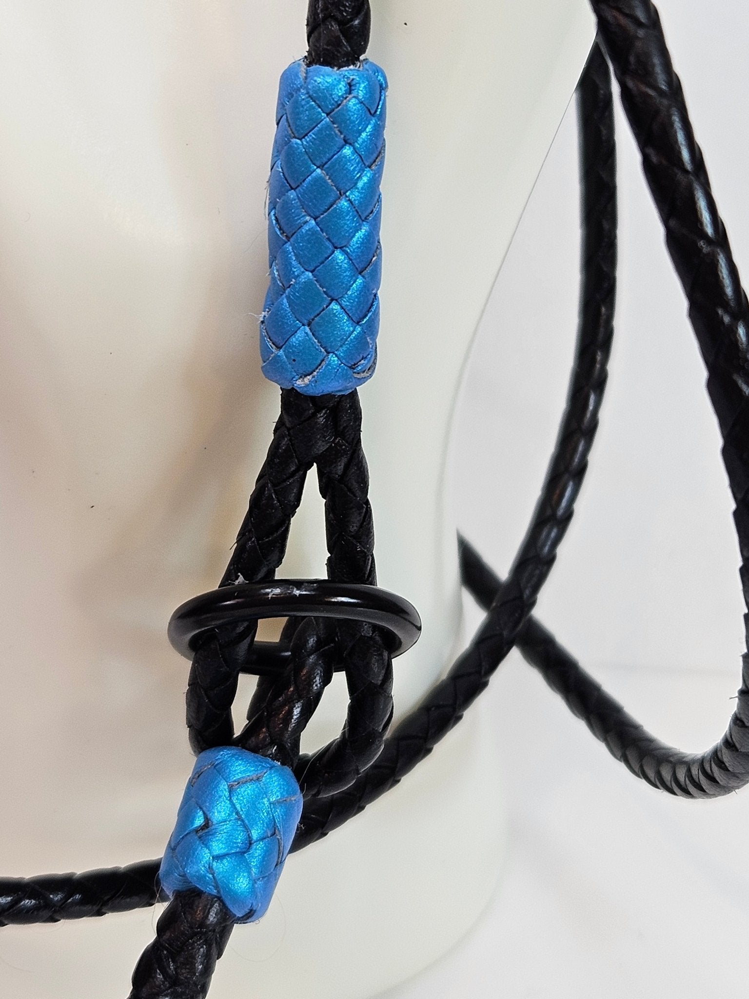 Custom Elektra Shimmer Blue - Champion Show Leads