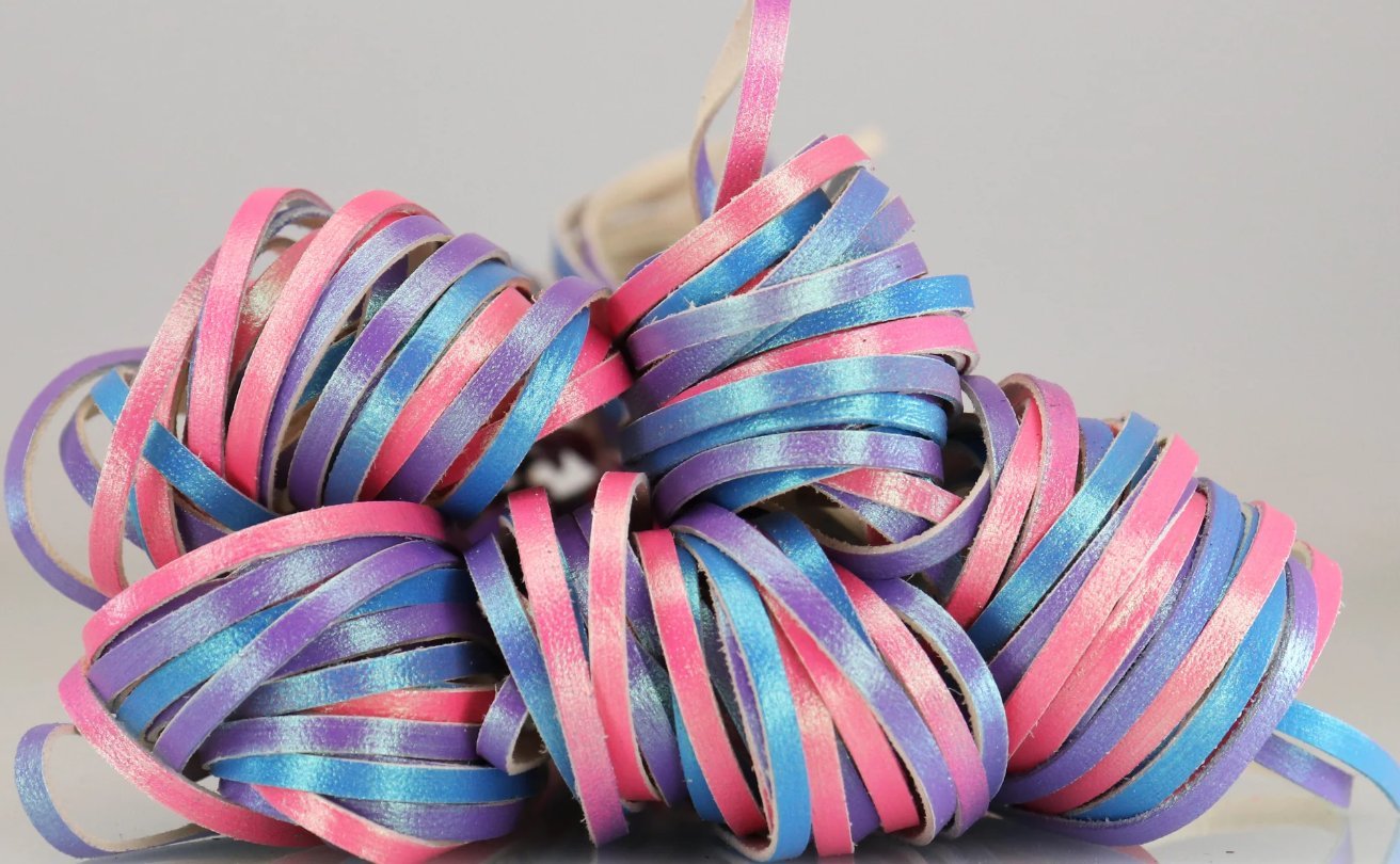 Custom Iridescent Cotton Candy - Champion Show Leads