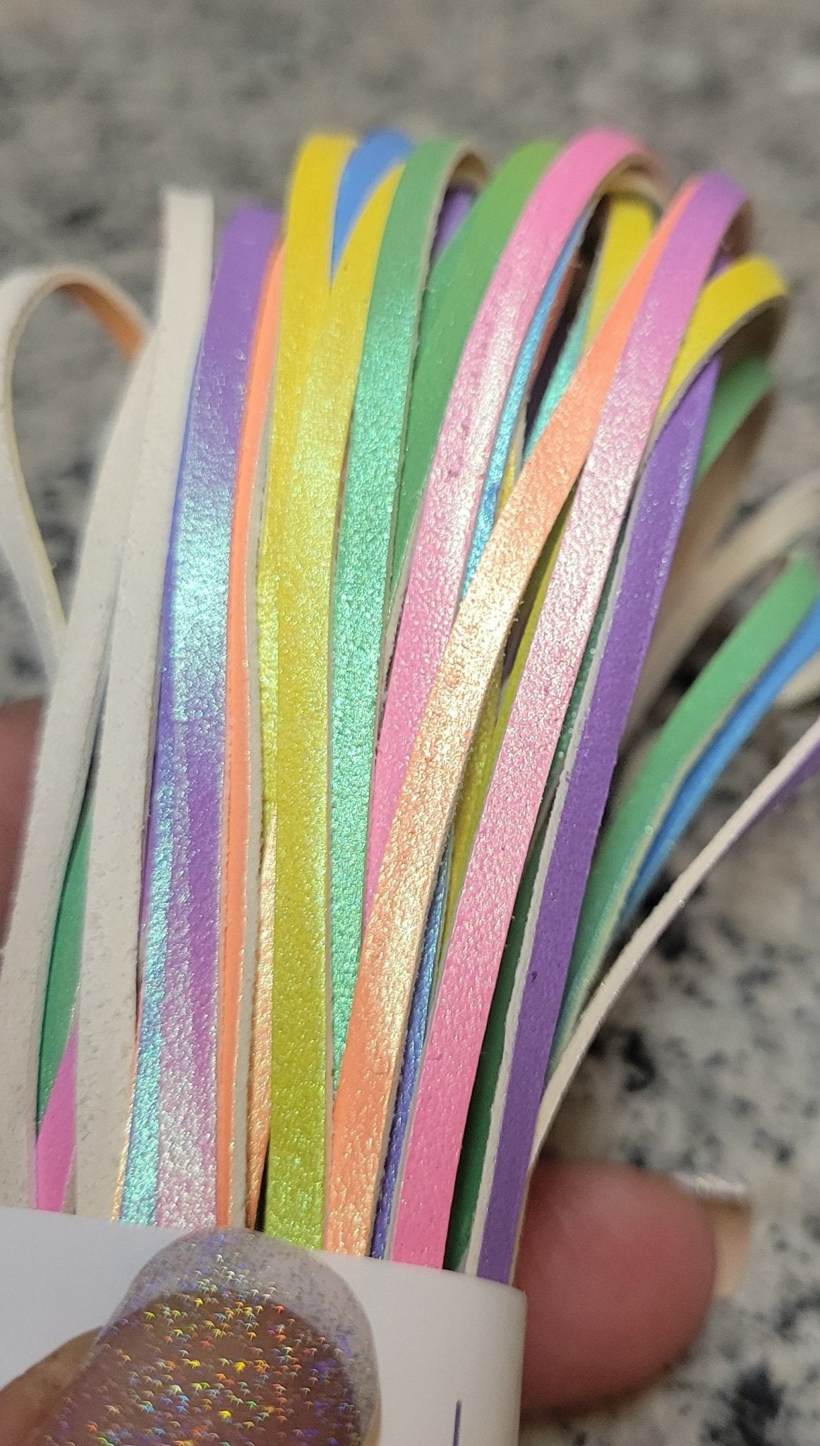 Custom Iridescent Pastel Rainbow - ChampionShowLeads