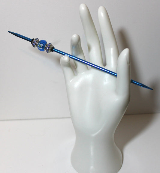 Parting Needle - Blue Floral - ChampionShowLeads