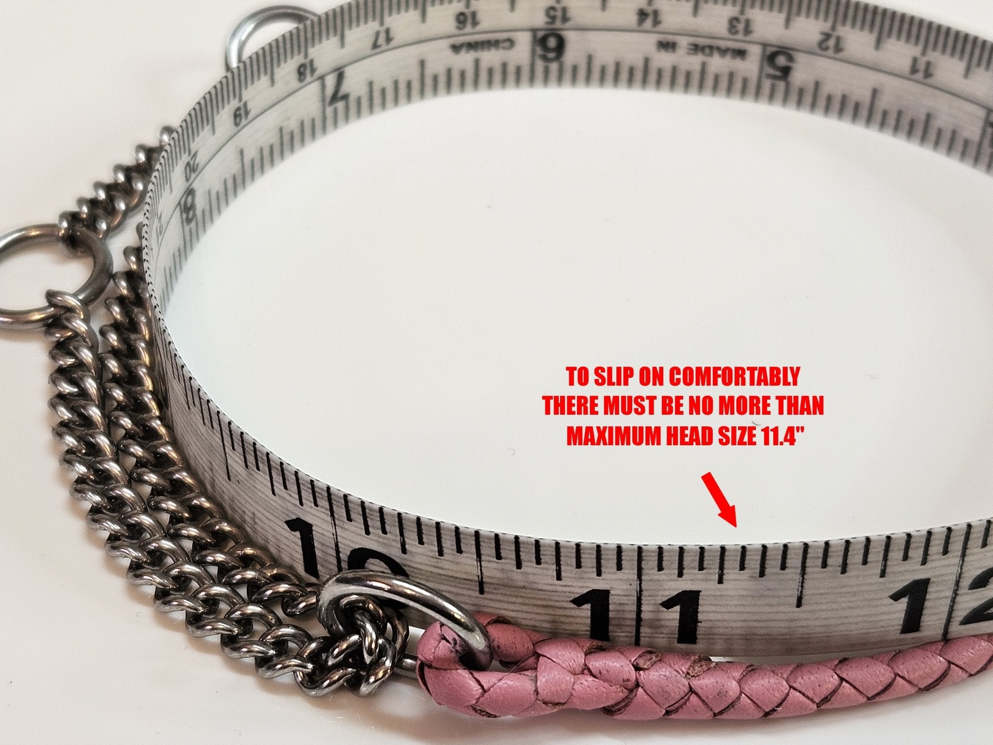 Chain martingale show collar best sale